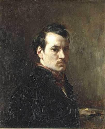 Alfred Dehodencq Portrait de l artiste Sweden oil painting art